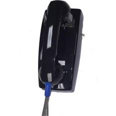 Cortelco 2554-ARCNDL-BK 255400ARCNDL Wall Phone w/Armored Cord