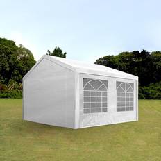 Toolport Paviljoenen Toolport 3x3m Partytent wit PE 350 Feesttenten