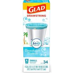 Blue Waste Disposal Glad 4 Gal. OdorShield Febreze Beachside Breeze