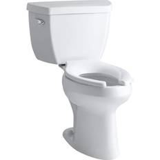 Toilets Kohler Highline Classic Comfort Height Two-piece elongated chair height 1.0 gpf toilet bowl