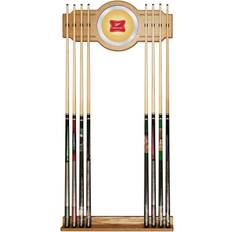 Table Sports ‎Trademark Global Miller High Life 30" Wooden Billiard Cue Rack with Mirror