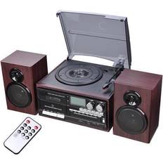 Cd player with speakers Yescom Bluetooth Record Player