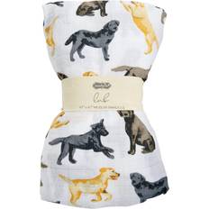Labrador Retriever Print Muslin Baby Swaddle Blanket, 1 Piece