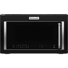 Kitchenaid countertop convection oven KitchenAid 1000-Watt Convection Microwave Hood Combination Black