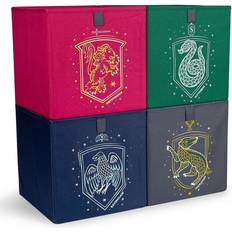 Ukonic Harry Potter Hogwarts Houses 11-Inch Storage Bin Cube Organizers