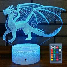 Color changing lights for room FlyonSea Dragon Gifts Dragon Light 16 Color Changing Dimmable Night Touch Dragon Night Light