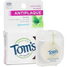 Dental Floss & Dental Sticks Tom's of Maine Antiplaque Flat Floss Spearmint 30m