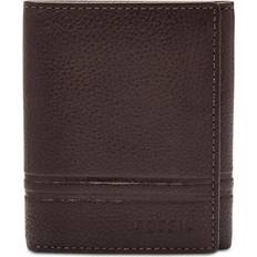Men's Wilder Leather Tri-Fold Wallet - Dark Brown