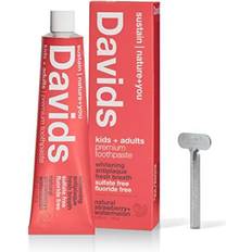 Natural Whitening Toothpaste, Antiplaque, Fluoride Free, SLS Strawberry