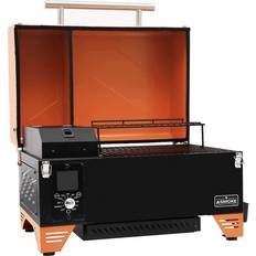 Portable pellet grill ASMOKE AS350 Portable Wood Pellet Smoker, Superheated