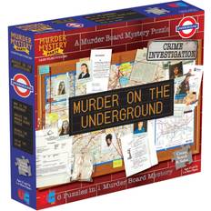 University Games Jigsaw Puzzle 1000Pieces 27"x30"-Murder MysteryDeath in the Underground -33272
