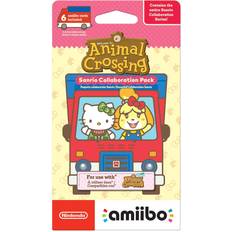 Gaming Accessories Nintendo Amiibo Animal Crossing New Horizon Sanrio Collaboration Exclusive Pack 6 Cards