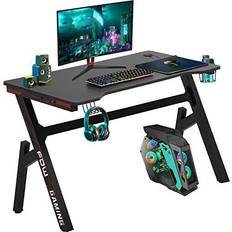 Gaming pc desk FDW Gaming Desk Student PC Desk Writing Desk Office Desk Modern Ergonomic Racing Style Fiber