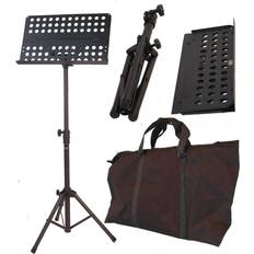 Porta notas Audio 2000s Metal Sheet Music Stand with Carrying Bag