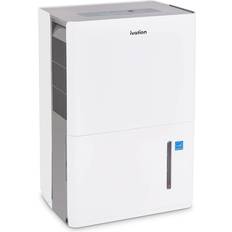 Dehumidifiers Ivation 50 Pint Energy Star Dehumidifier with Continuous Drain Hose Connector, Whites