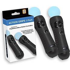 Controller Add-ons RDS Industries 2 Pack Action Grips for PlayStation Move Motion Controllers