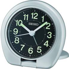 Travel alarm clock Seiko Folding Travel Alarm Table Decor, Silver