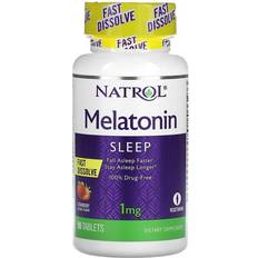 Natrol Melatonin Fast Dissolve Strawberry 1mg 90 pcs