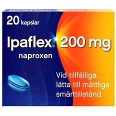 Naproxen - Värk & Feber Receptfria läkemedel Ipaflex 200mg 20 st Kapsel