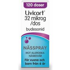 Astma & Allergi - Nässpray Receptfria läkemedel Livicort 32mg 120 doser Nässpray