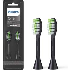 Philips Toothbrush Heads Philips One Brush Heads Black 2-pack