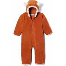 Lila Fleeceoveraller Barnkläder Columbia IInfant Tiny Bear II Bunting