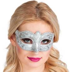 Silber Augenmasken Boland Venice Felina Eye Mask Silver