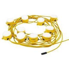 Gul Arbejdslamper Stanley Tools Festoon Spotlight Kit 22 m 10 x 8 W LED IP44