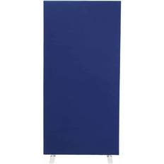 16:9 Projector Screens 1600W x 1800H Upholstered Floor Standing Screen Straight Royal Blue