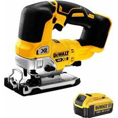 Dewalt 18v jigsaw Dewalt DCS334N 18V Brushless Top Handle Jigsaw with 1 x 4.0Ah Battery:18V