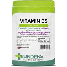 Vitamin b5 Lindens Health + Nutrition Vitamin B5 500mg 360