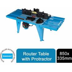 Protractor Silverline Router Table Protractor 850 x 335mm Routing Station Plunge 460793