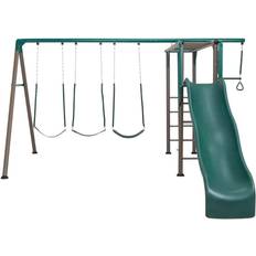 Lifetime Monkey Bar Adventure Swing Set (Earthtone) Green