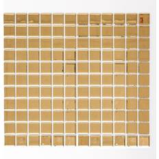 Guld Mosaik HUH Mosaik Square Gold 2.5X2.5Cm Pris Per Ark