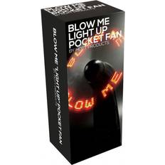 Cold Air Fans Desk Fans Blow Me Light Up Pocket Fan Black