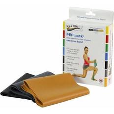 Gold Resistance Bands Sup-R Band Latex-Free PEP pack, 1 ea: green, bl ue