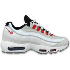 45 - Nike Air Max 95 Sko NIKE Air Max 95 SE M - Light Bone/Black/Ghost Green/Habanero Red