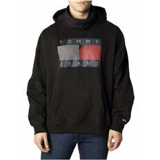 Tommy Hilfiger Mens Reflective Logo Funnel Neck Hoody
