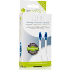 BeconfiDent Sonic Toothbrush Heads Whitening White Cofanetto 2 pz