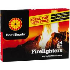 Firelighter Blocks Heat Beads Firelighters Cubes 24-pack