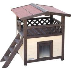 Kerbl Heated Cat House 4 Seasons Deluxe 88x57x77cm