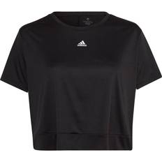 adidas Aeroready Studio Loose Crop T-shirt Plus Size