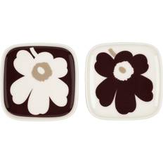 Marimekko Oiva Unikko Dessert Plate 2pcs 10cm