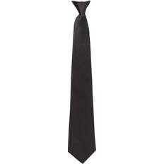 Black Ties Whites Chefs Clothing Clip On Tie Black