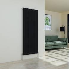 WarmeHaus Designer Black Radiator Vertical