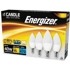 LED Lamps on sale Energizer 6w=40w LED Candle SES=Small Screw 470 lms