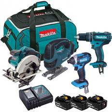 Makita drill set Makita DLX4137TX1 18v 4 Piece LXT Drill Saw Kit Lithium Ion Li-Ion 3 x 5.0AH