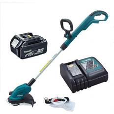 Makita Battery Grass Trimmers Makita DUR181 18v LXT Lithium Ion Cordless Grass Line Trimmer, 4.0ah Charger