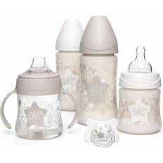 Vita Flaskmatningsset Suavinex Set 4 Baby Bottles Pacifier Little Star White