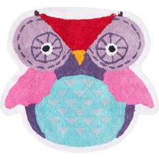 Cotton Tufted Colourful Owl Children Rug